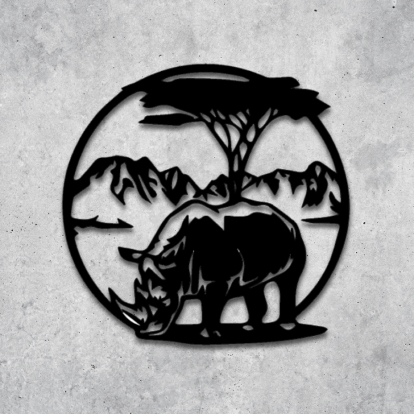 Rhino Scene Round