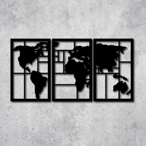 Geometric World Map