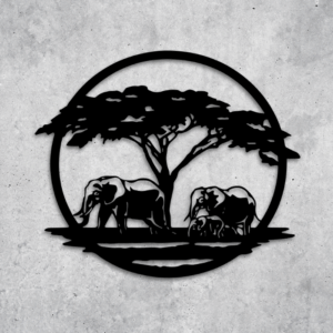 Elephant Scene