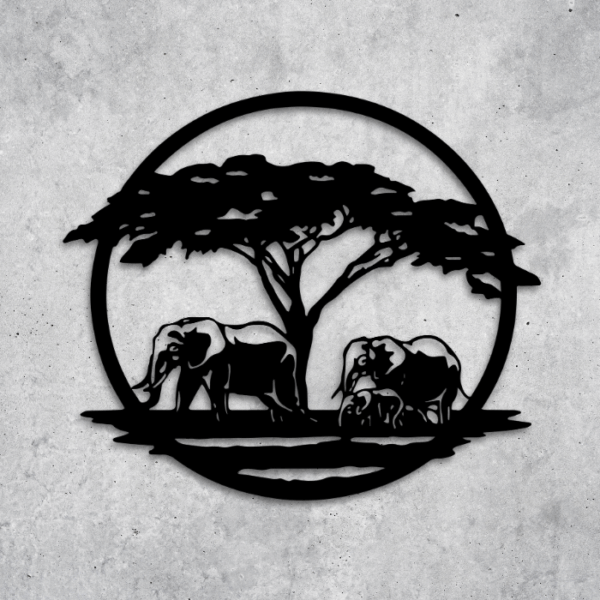 Elephant Scene