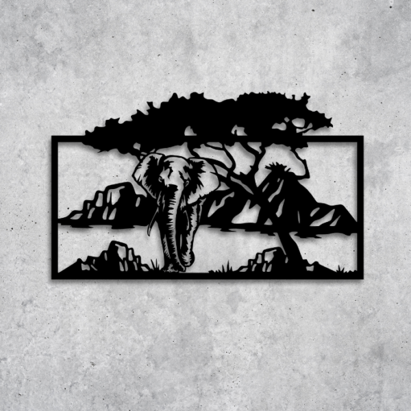 Elephant Scene