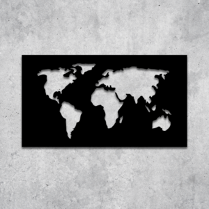 Solid World Map