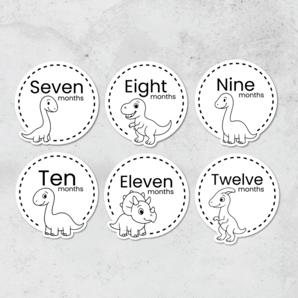 Dinosaur Milestone Tags - Image 2