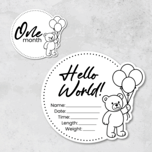 Bear Milestone Tags